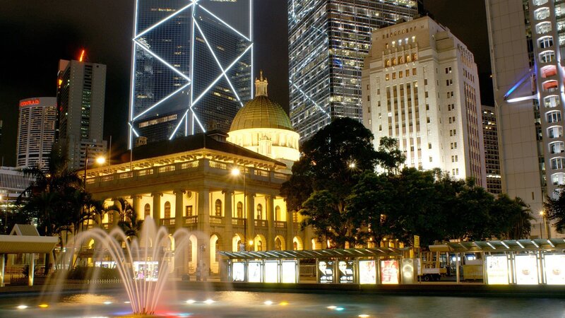 Hong Kong City at Night