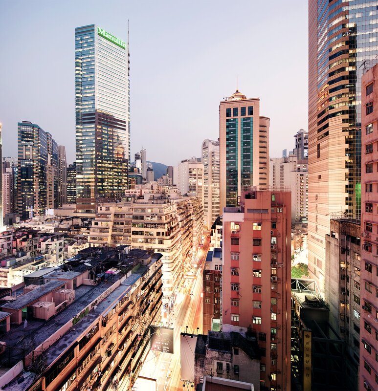 Hong Kong cityscape at dusk
