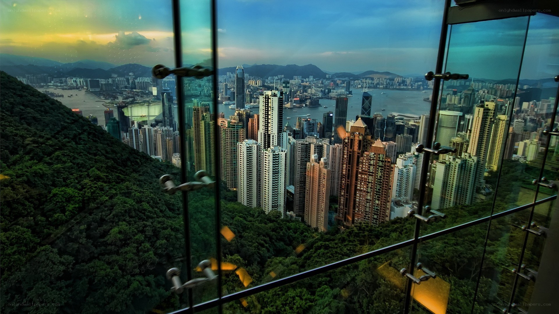 Hong Kong cityscape view