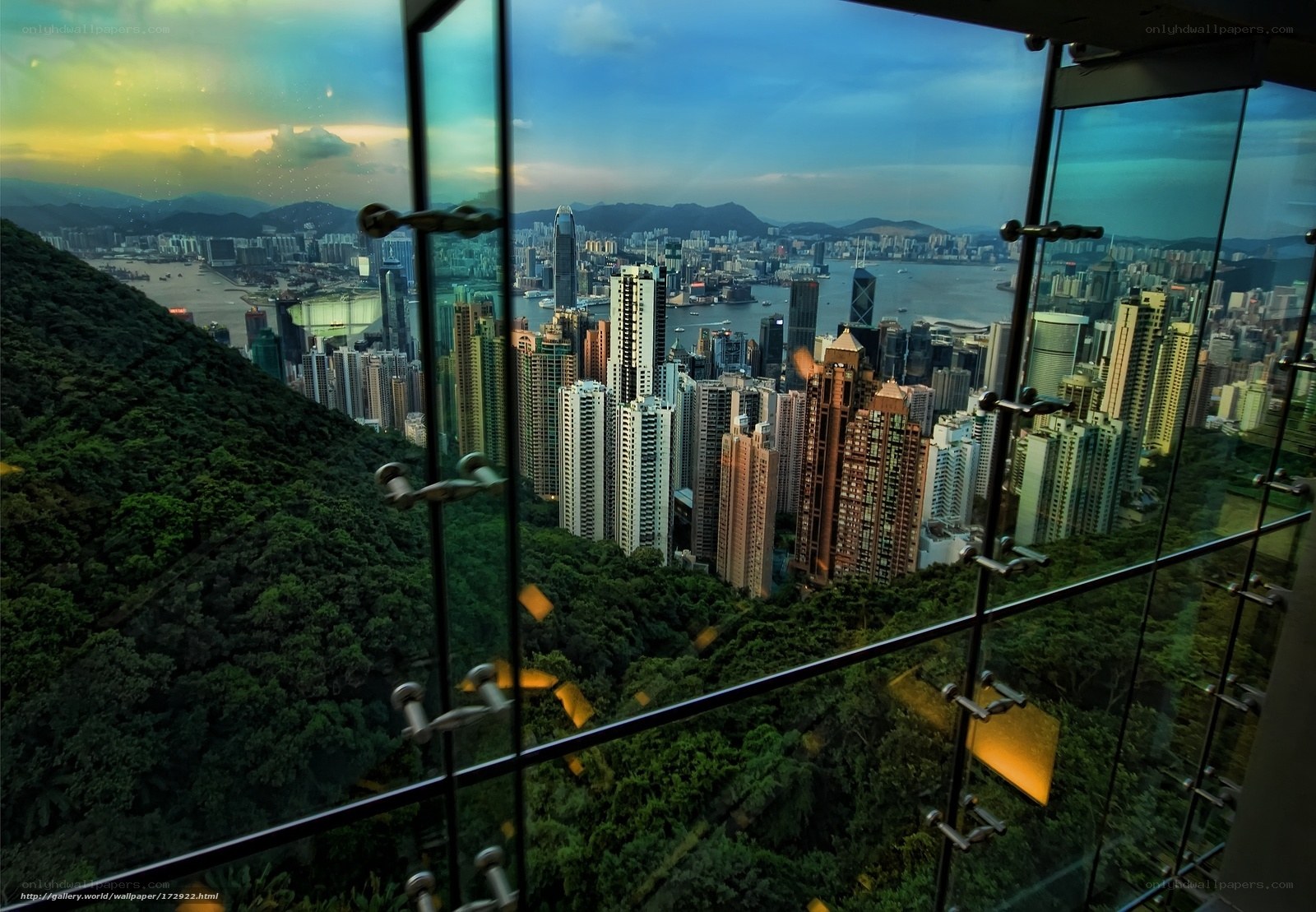 Hong Kong cityscape view