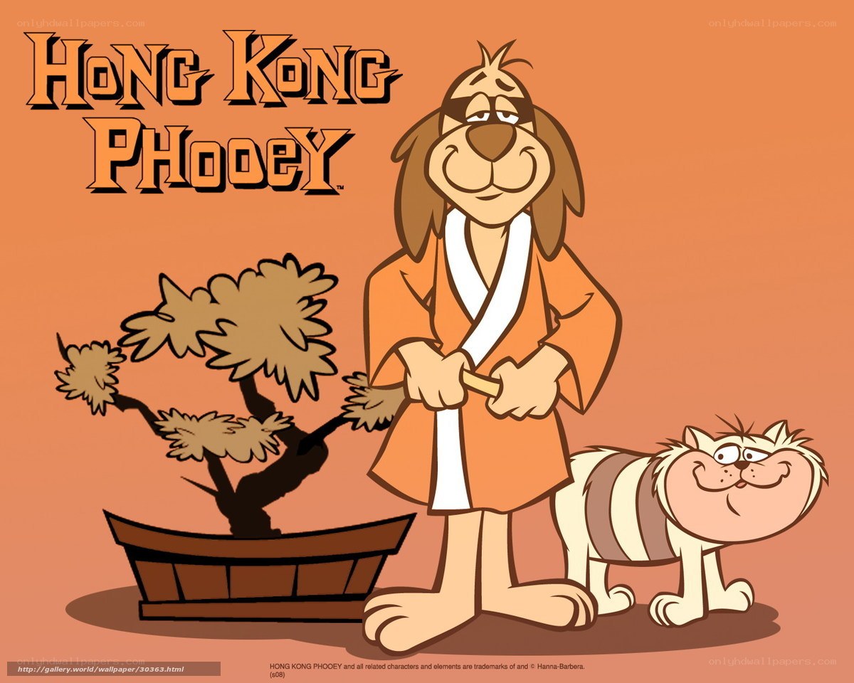 Hong Kong Phooey cartoon art