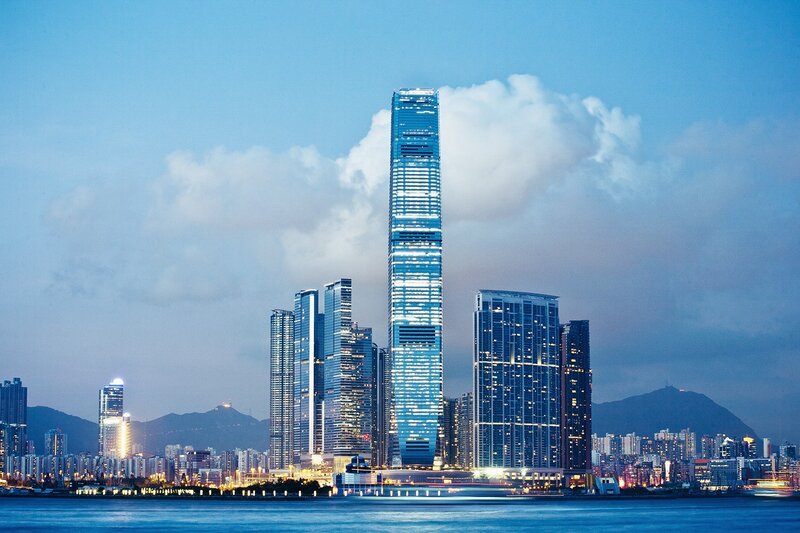 Hong Kong skyline at dusk
