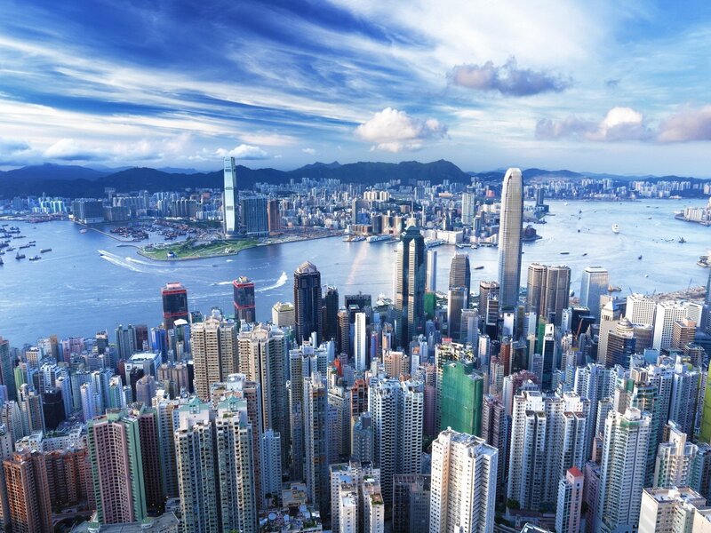Hong Kong Skyline — Skyscrapers