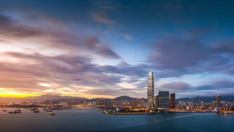 Hong Kong Skyline — Sunset