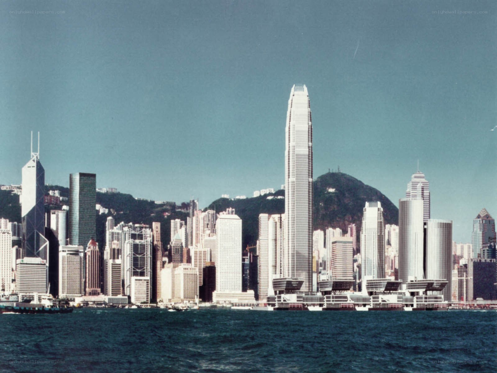 Hong Kong skyline view