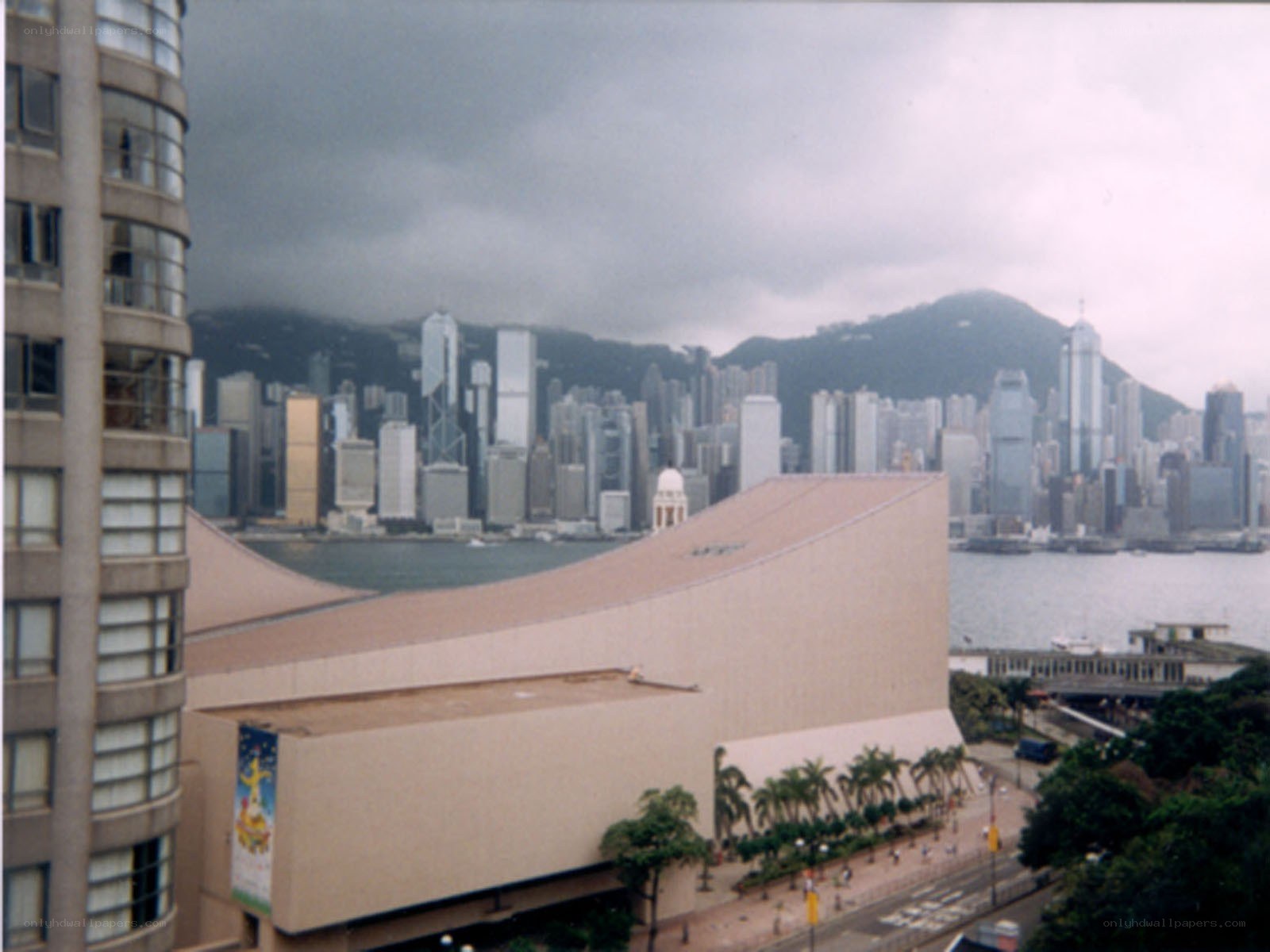 Hong Kong skyline view