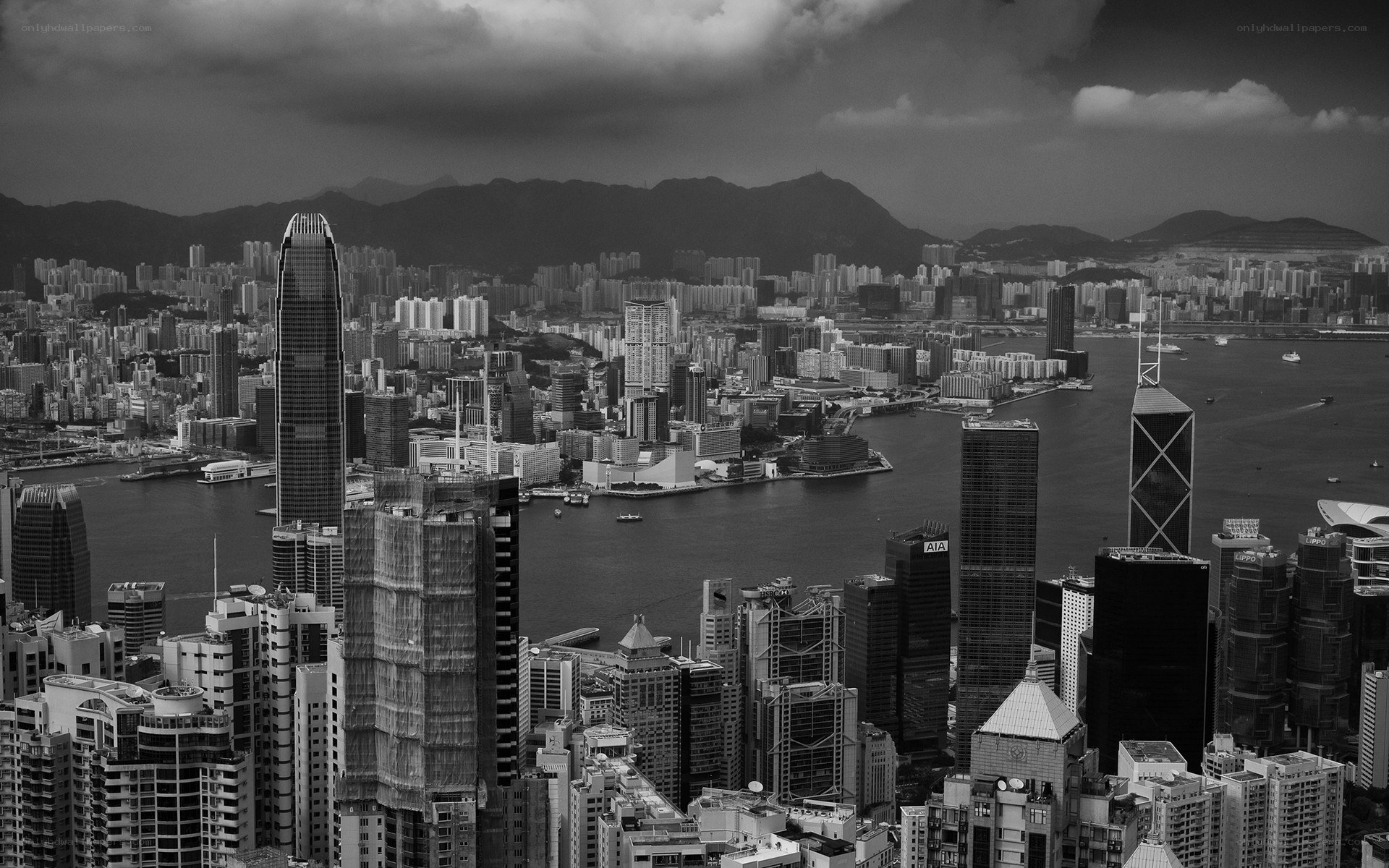 Hong Kong skyline view