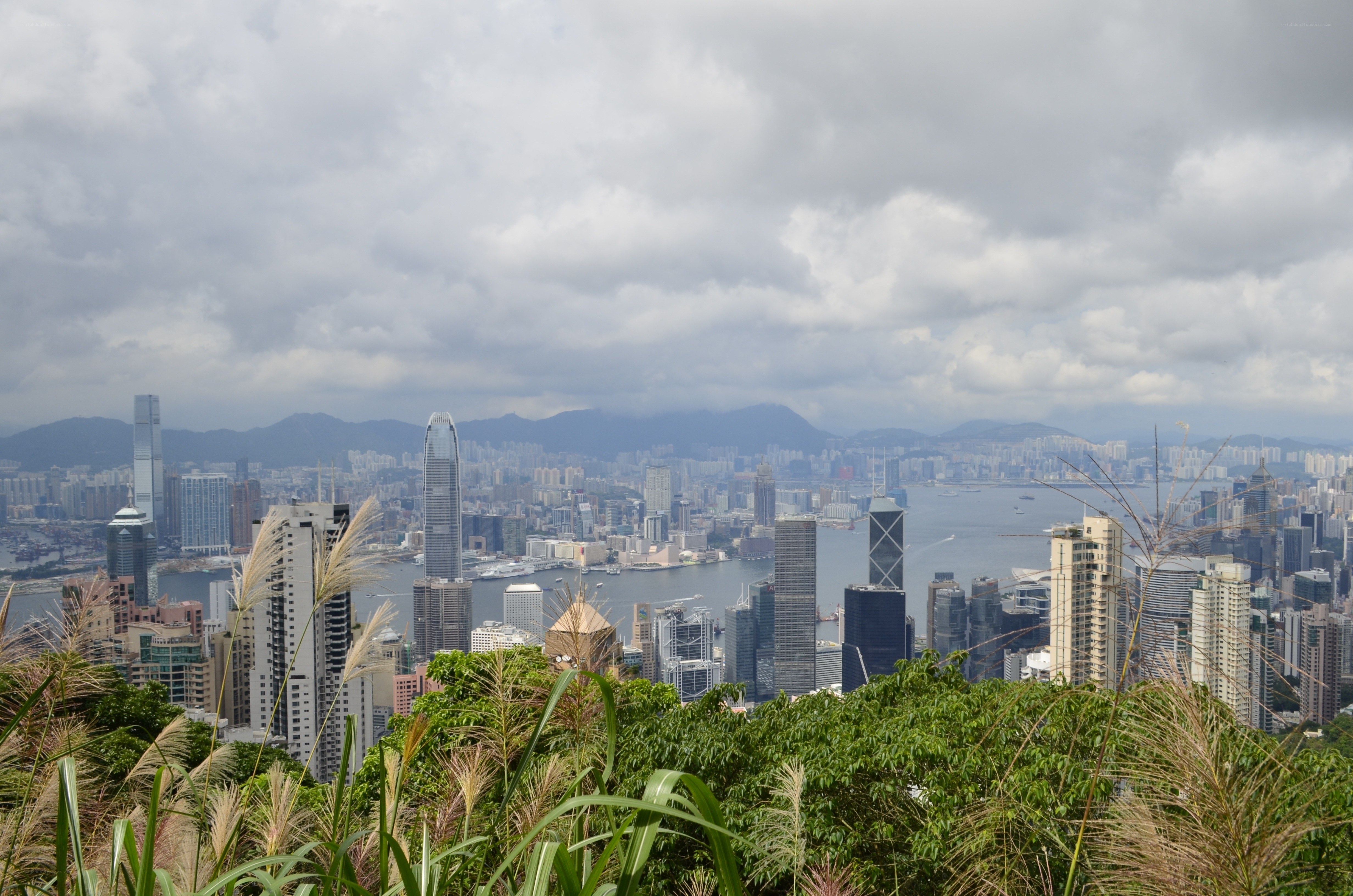 Hong Kong skyline view