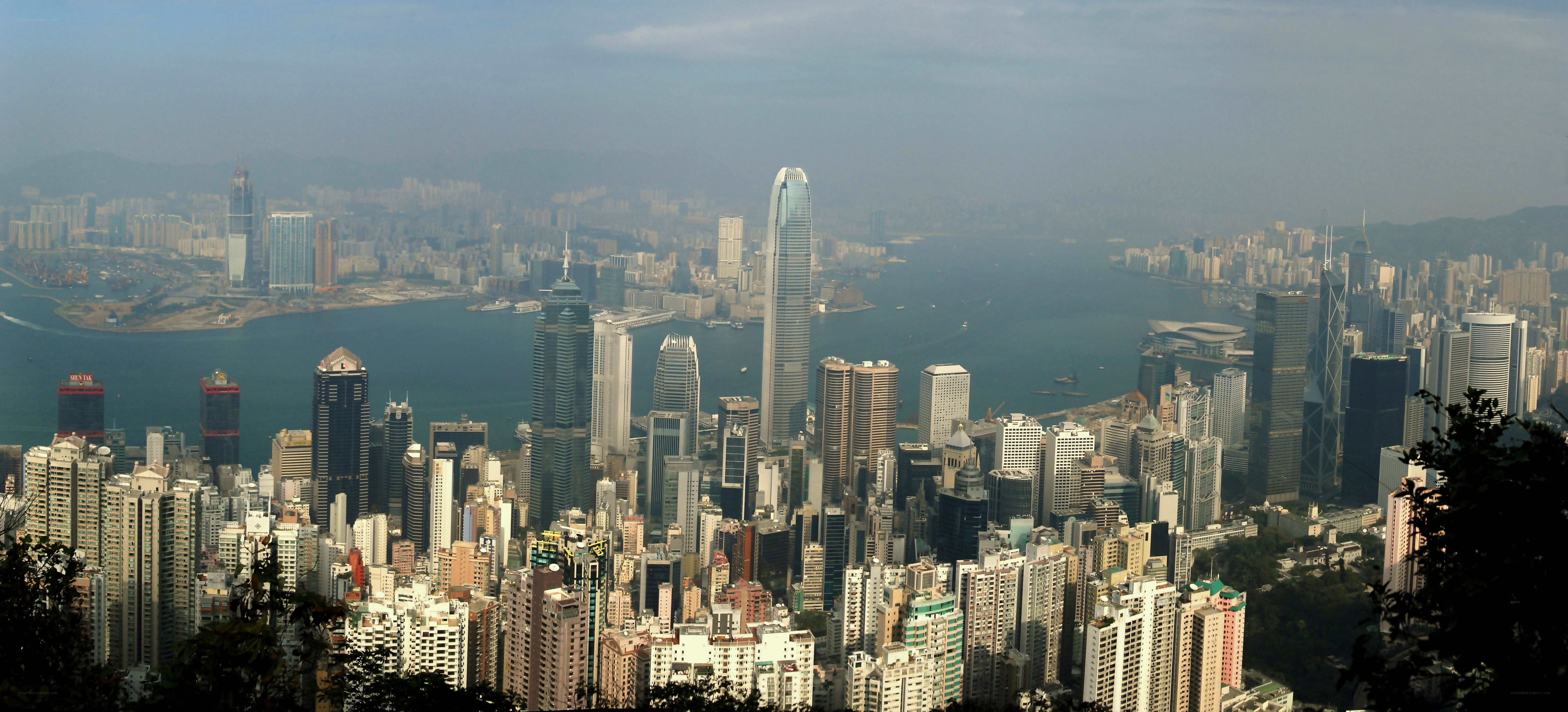 Hong Kong skyline view