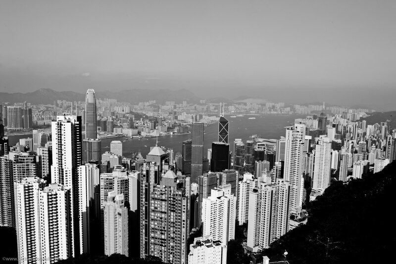 Hong Kong skyline view