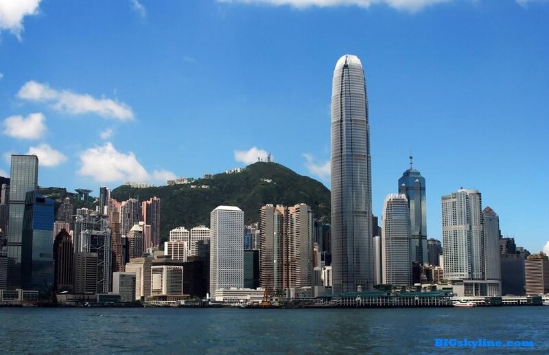 Hong Kong skyline with Victoria Harbour