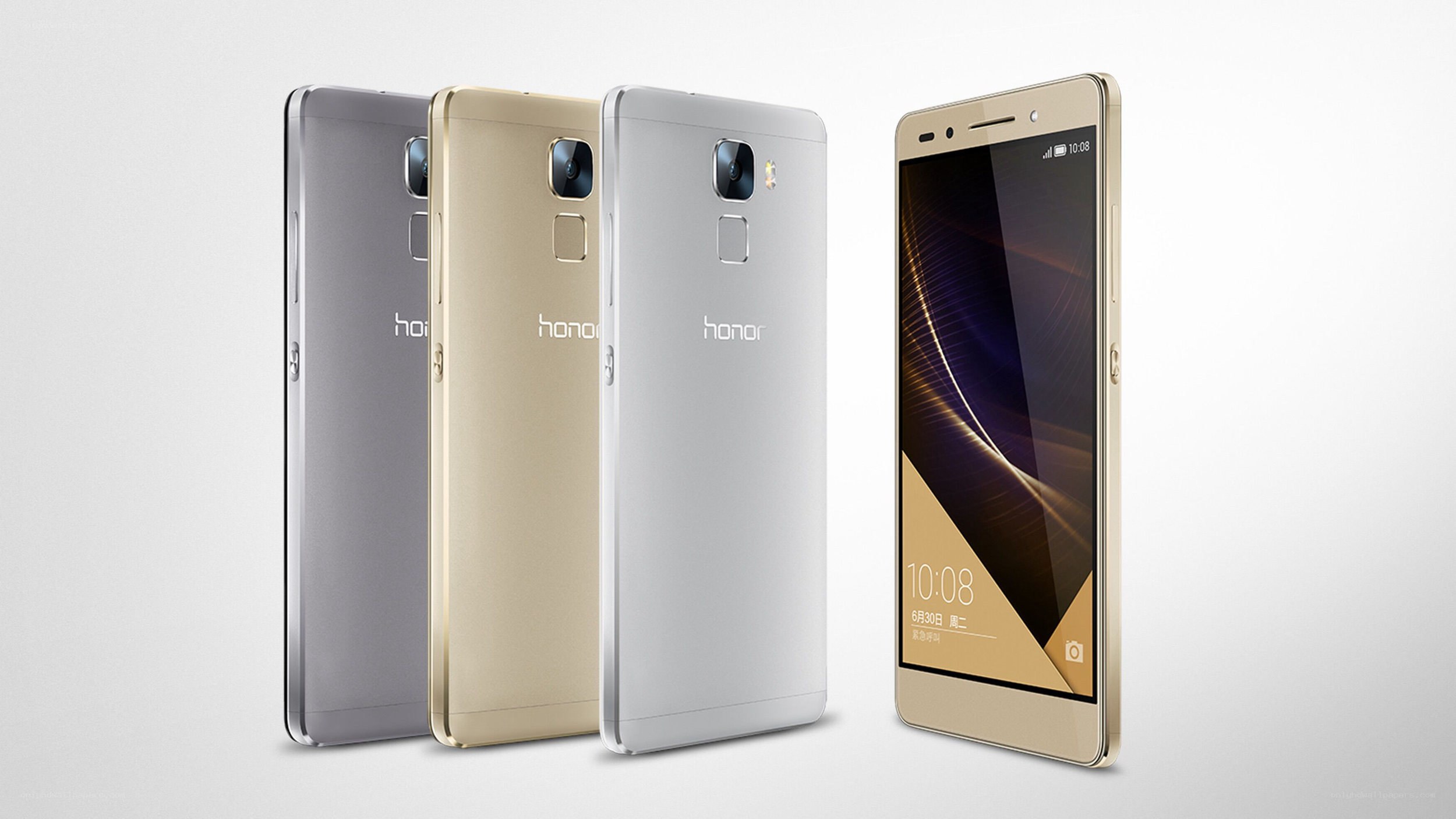 Honor smartphones in multiple colors
