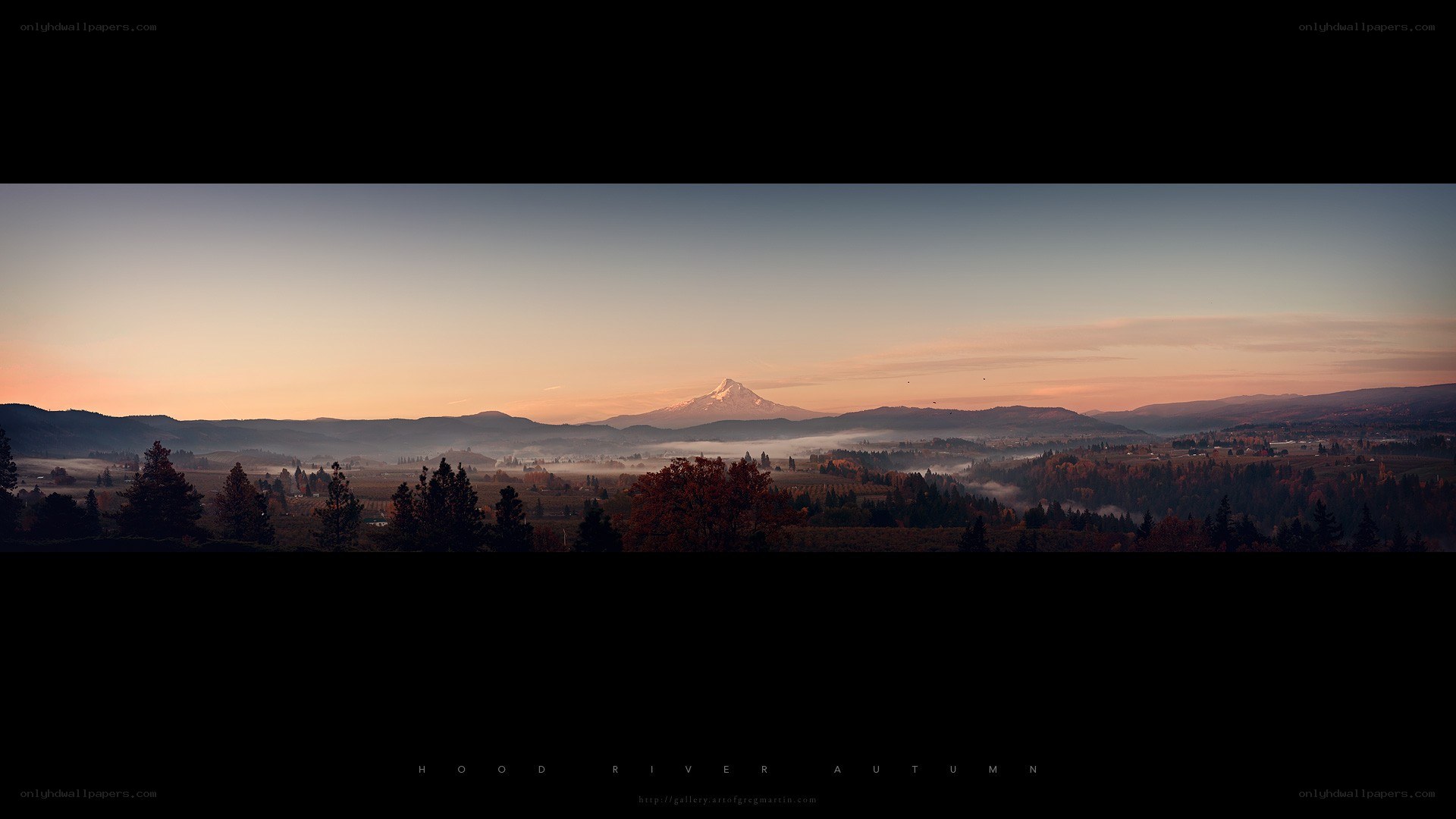 Hood River Autumn Panorama