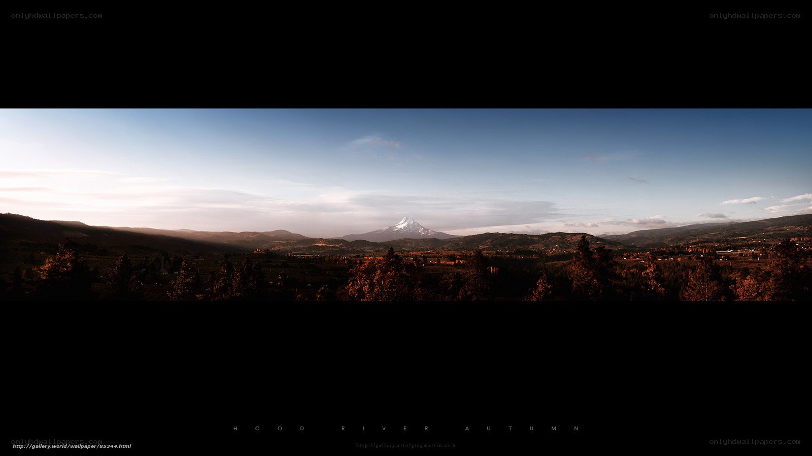 Hood River Autumn Panorama