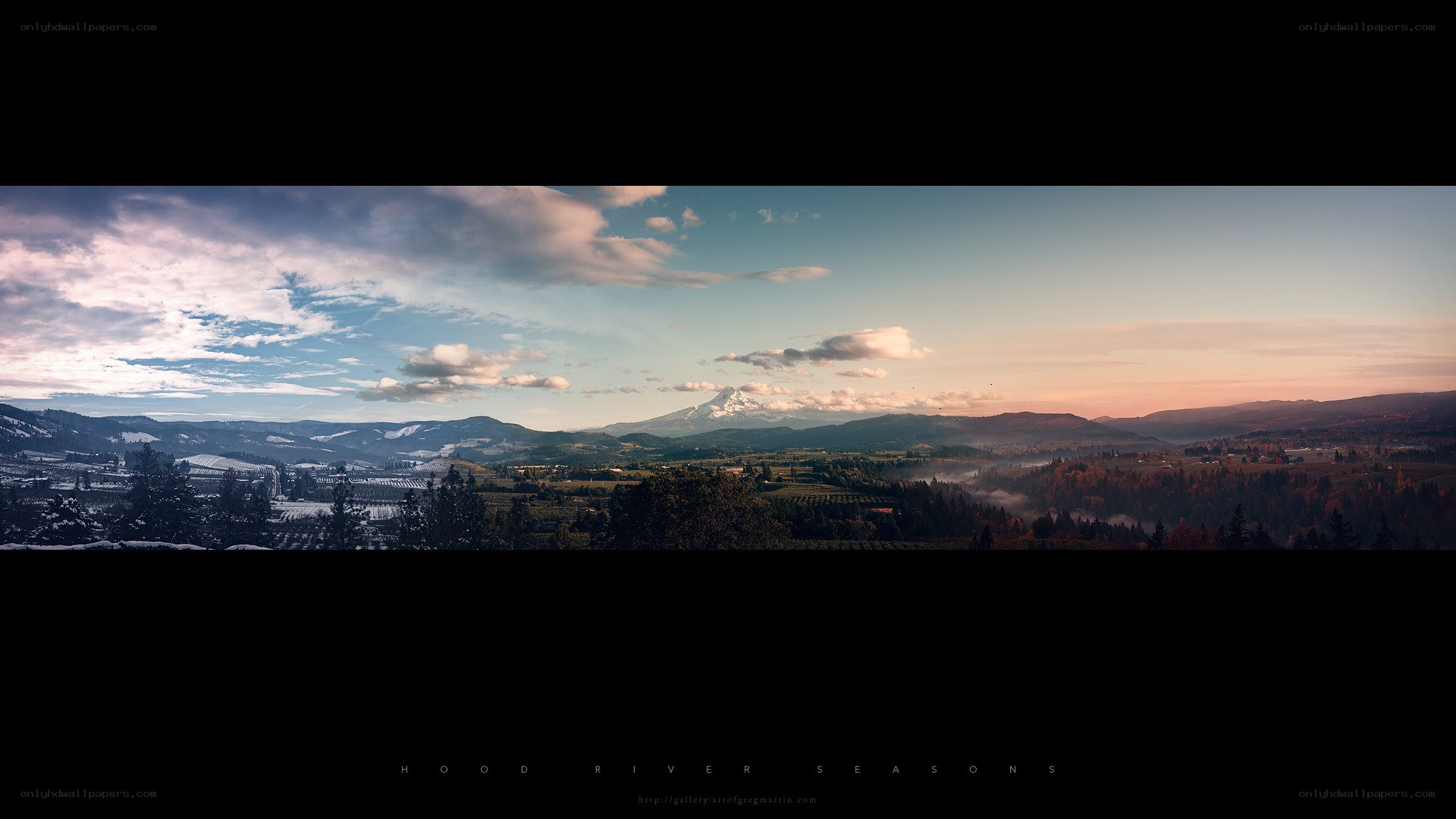 Hood River Seasons Panorama