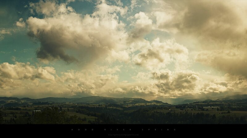 Hood River Spring Landscape