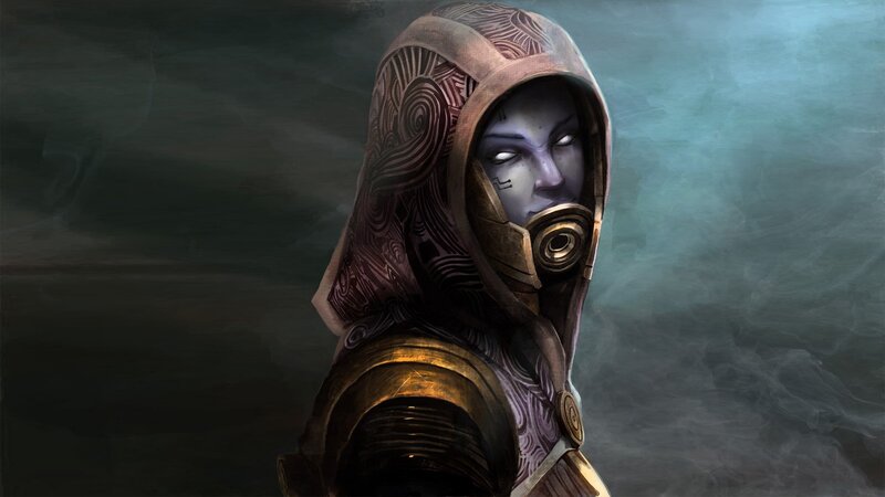hooded alien warrior