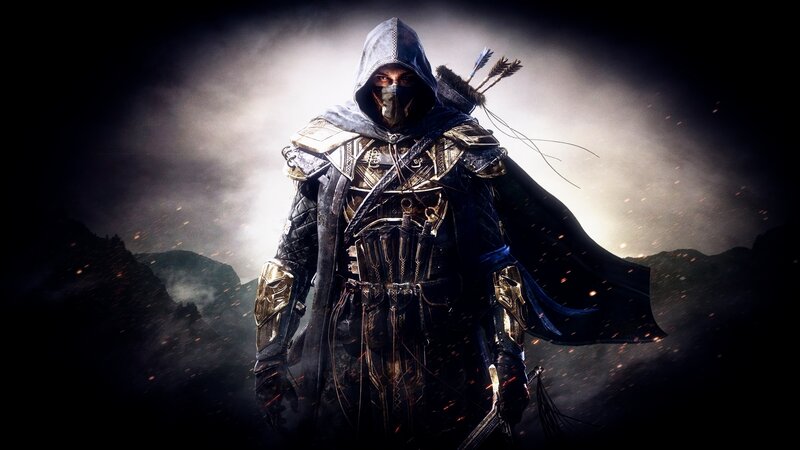 Hooded Archer Warrior — Black