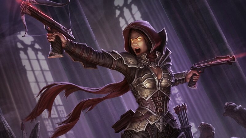 Hooded Archer Woman