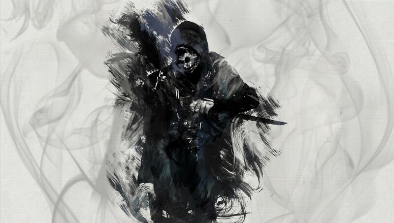 hooded assassin with knife