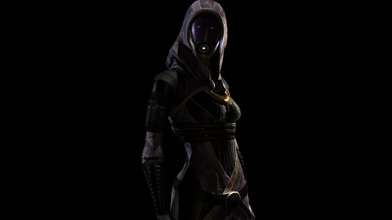 hooded character in dark armor