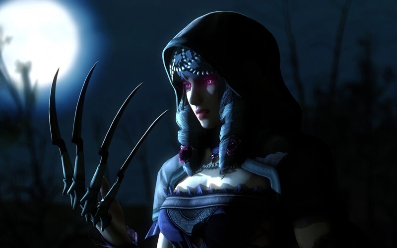 Hooded Character with Claws