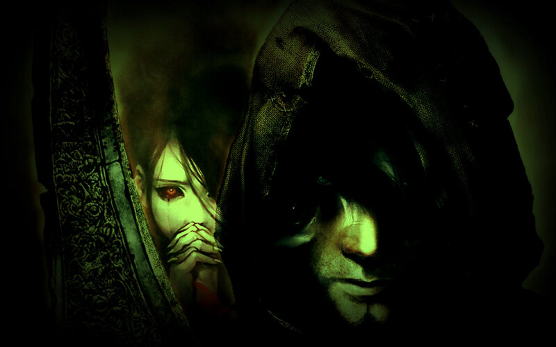 Hooded Figure and Ghost