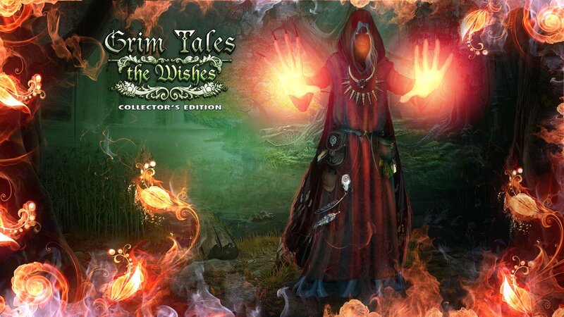 Hooded Figure Casting Spell — Red