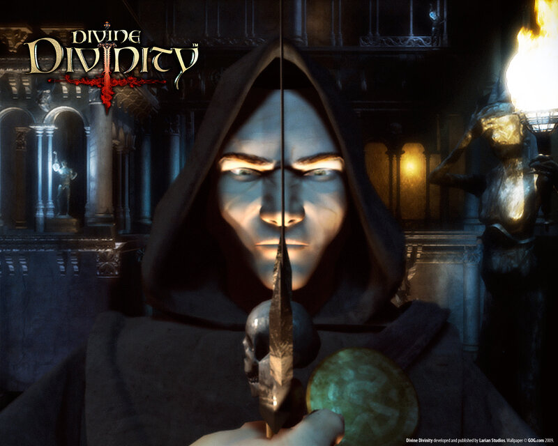 Hooded Figure Holding Dagger