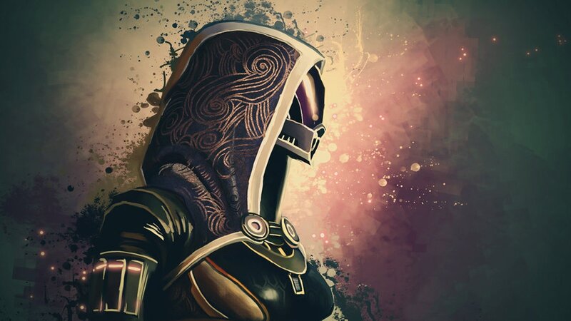 Hooded Figure in Armor — Black, Dramatic