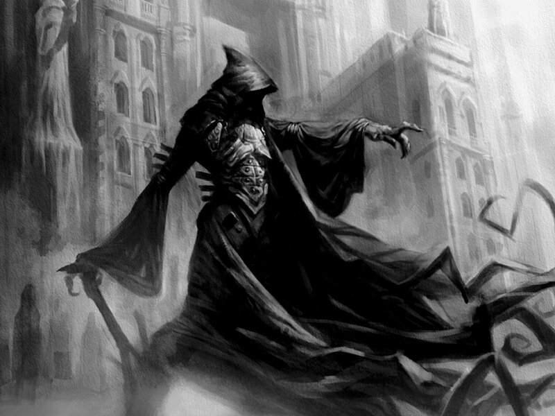 Hooded Figure in Cloak