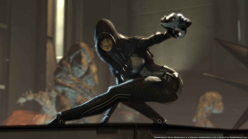 Hooded Figure in Combat Pose