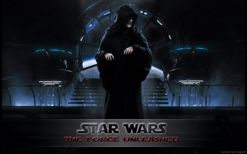 Hooded Figure in Dark Robe — Black