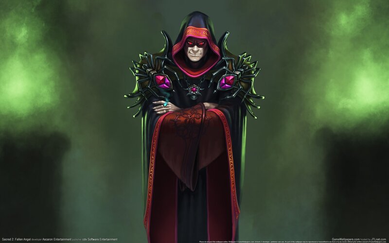 Hooded Figure in Dark Robe