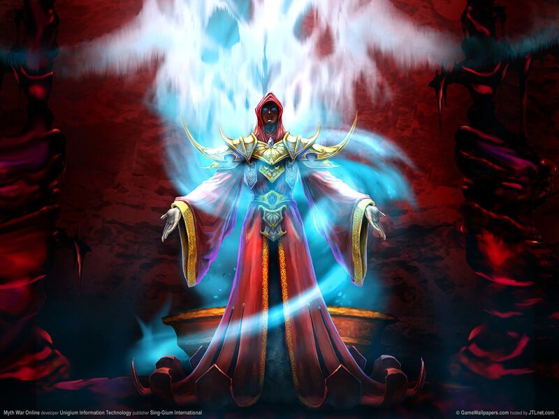 Hooded Figure in Red Robe