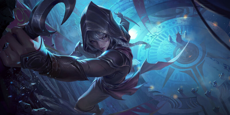 Hooded Figure with Blades