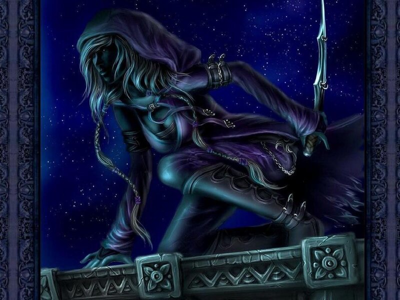 Hooded Figure with Bow