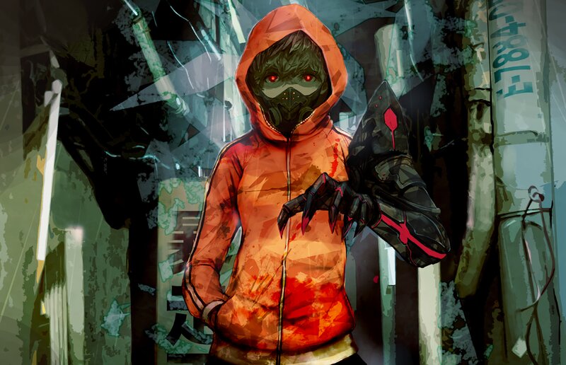 Hooded Figure with Clawed Hand