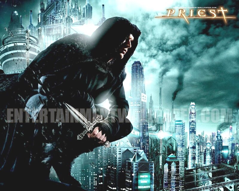 Hooded Figure with Dagger — Black