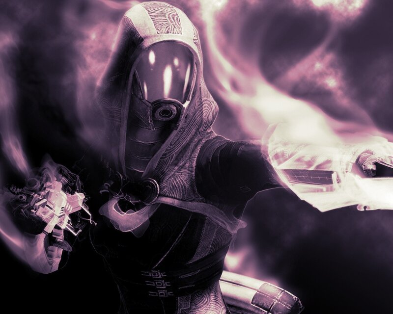 hooded figure with energy blast