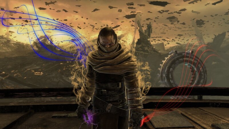 Hooded Figure with Energy Effects