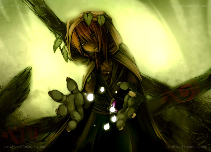 hooded figure with glowing hands