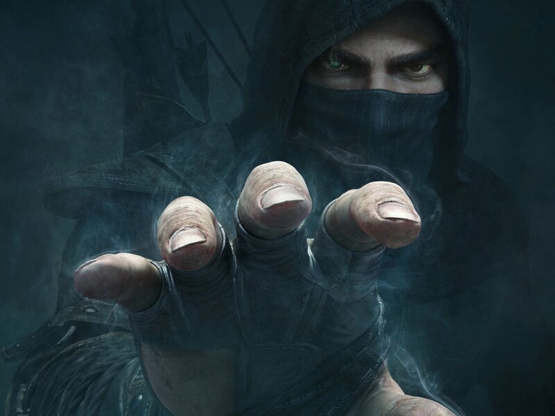 Hooded Figure with Hand