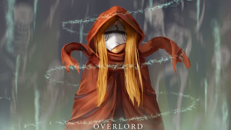 Hooded Figure with Lightning — Brown