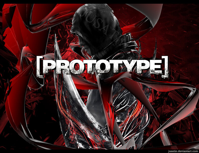Hooded Figure with Red Energy — Dramatic, Intense