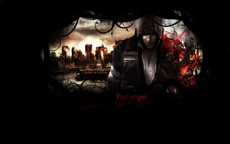 Hooded Figure with Red Energy