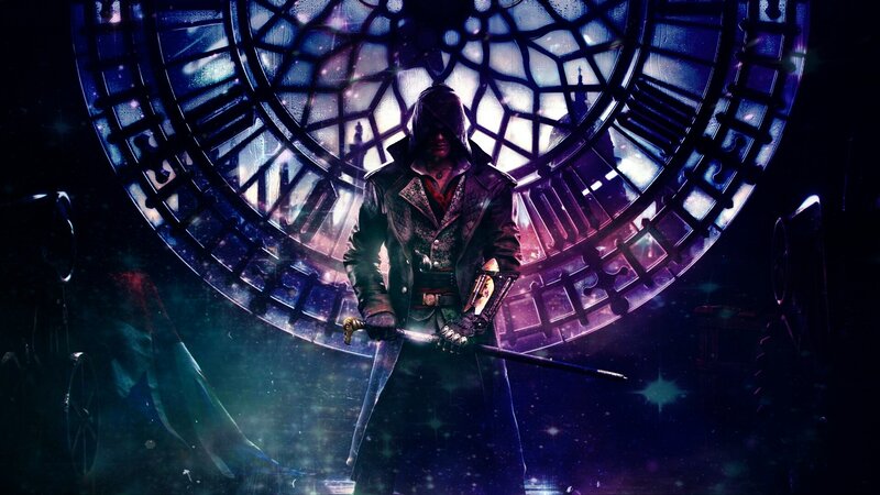 Hooded Figure with Sword — Purple, Dramatic, Night, Digital Art