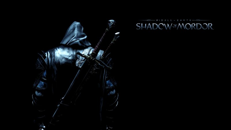 Hooded Figure with Swords — Black