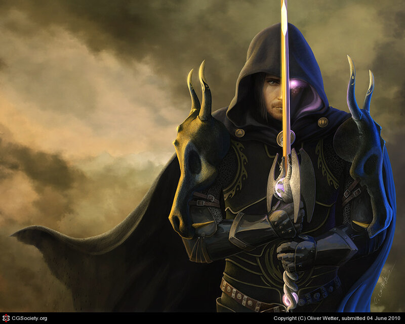 Hooded Knight with Sword