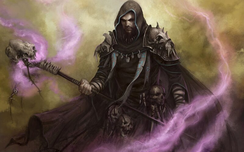Hooded Mage with Staff